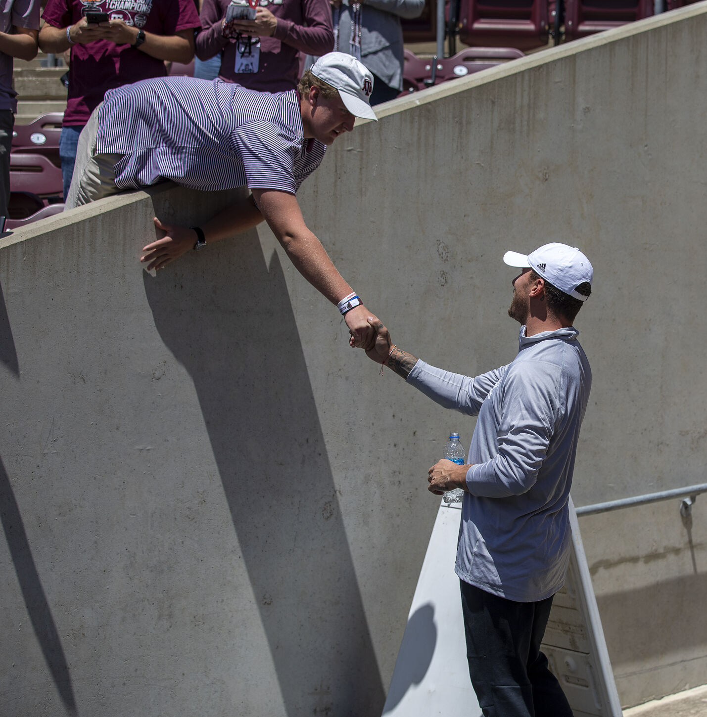 Maroon & White
